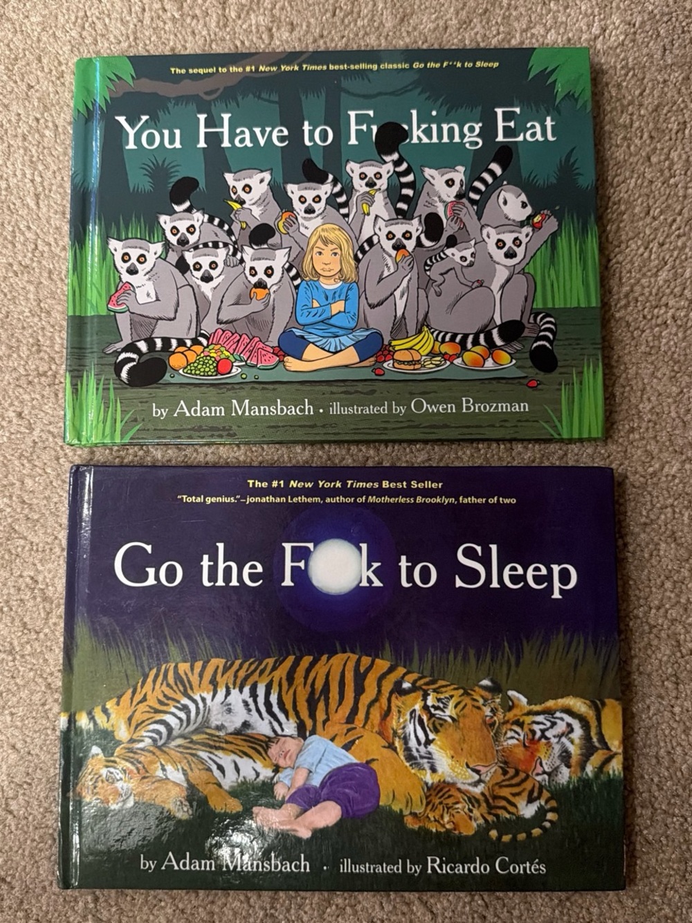 EUC Go The F*ck to Sleep + You Have to F*cking Eat Book Bundle